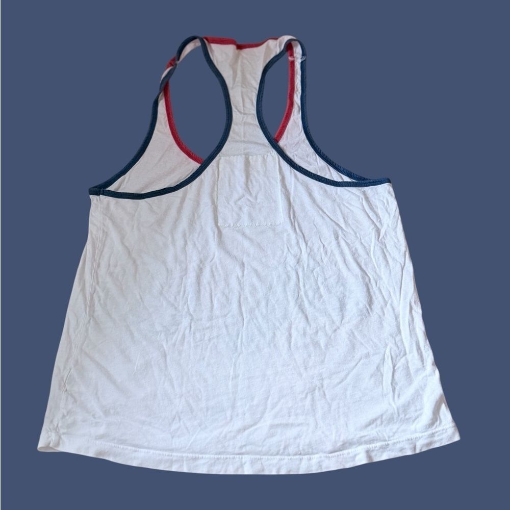Very Rare Aviator Nation White Mermaid Tank Top - Picture 3 of 5
